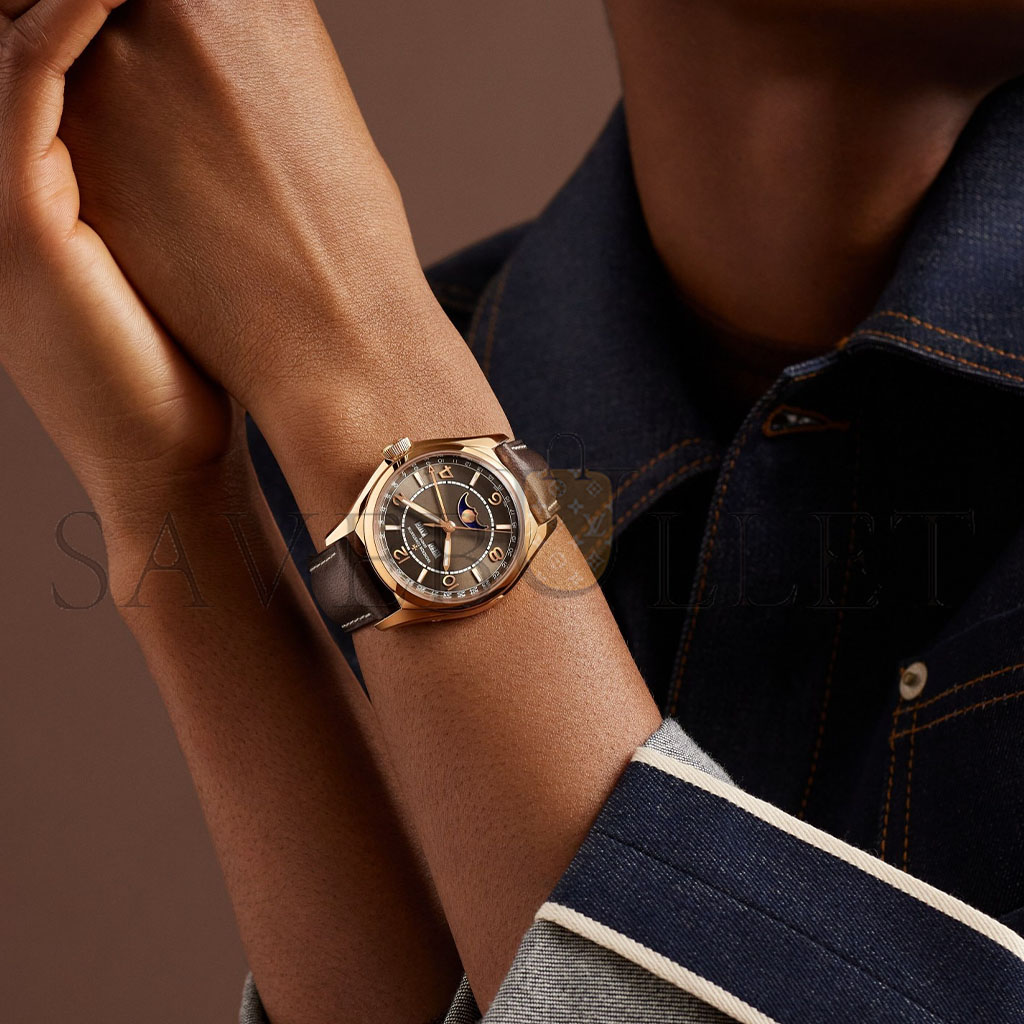 VACHERON CONSTANTIN FIFTYSIX COMPLETE CALENDAR 40 MM PINK GOLD WATCH 4000E/000R-B065 VACHERON CONSTANTIN FIFTYSIX COMPLETE CALENDAR 40 MM PINK GOLD WATCH 4000E/000R-B065